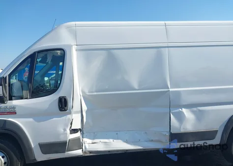 2017 Ram Promaster 2500 High Roof 159 Wb из США, поврежденный, VIN 3C6TRVDG7HE535926